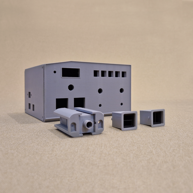 simpleEFIS Mini printed kit in gray